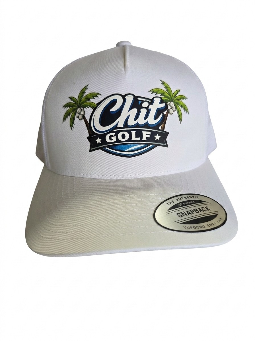 Chit Golf Miami Snow Trucker Hat