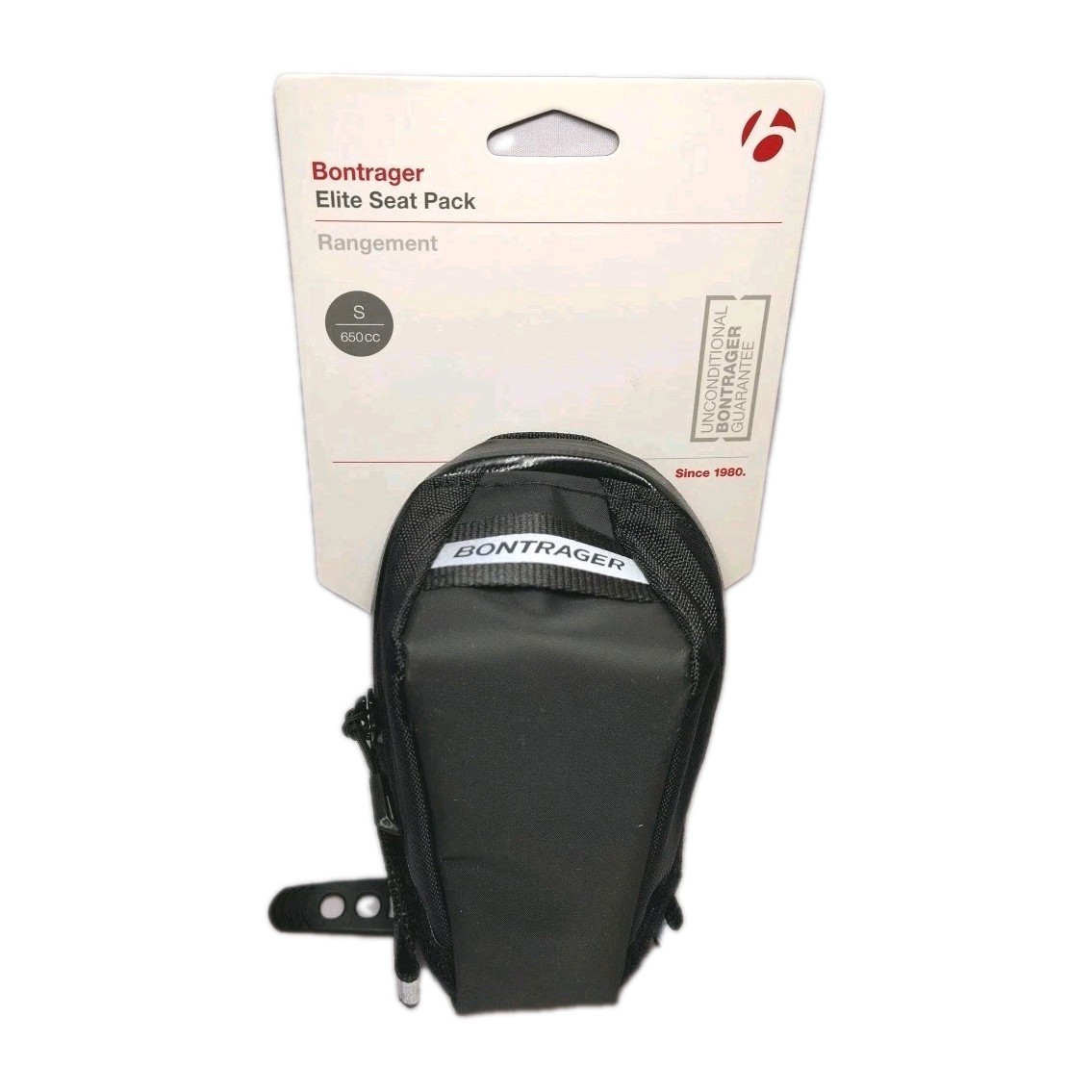 Bontrager Elite Seat Pack Small Bike Saddle Storage Bag (650cc) 0.65L Capacity