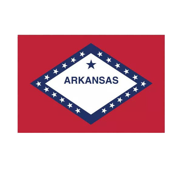 Arkansas Flag Sticker Decal