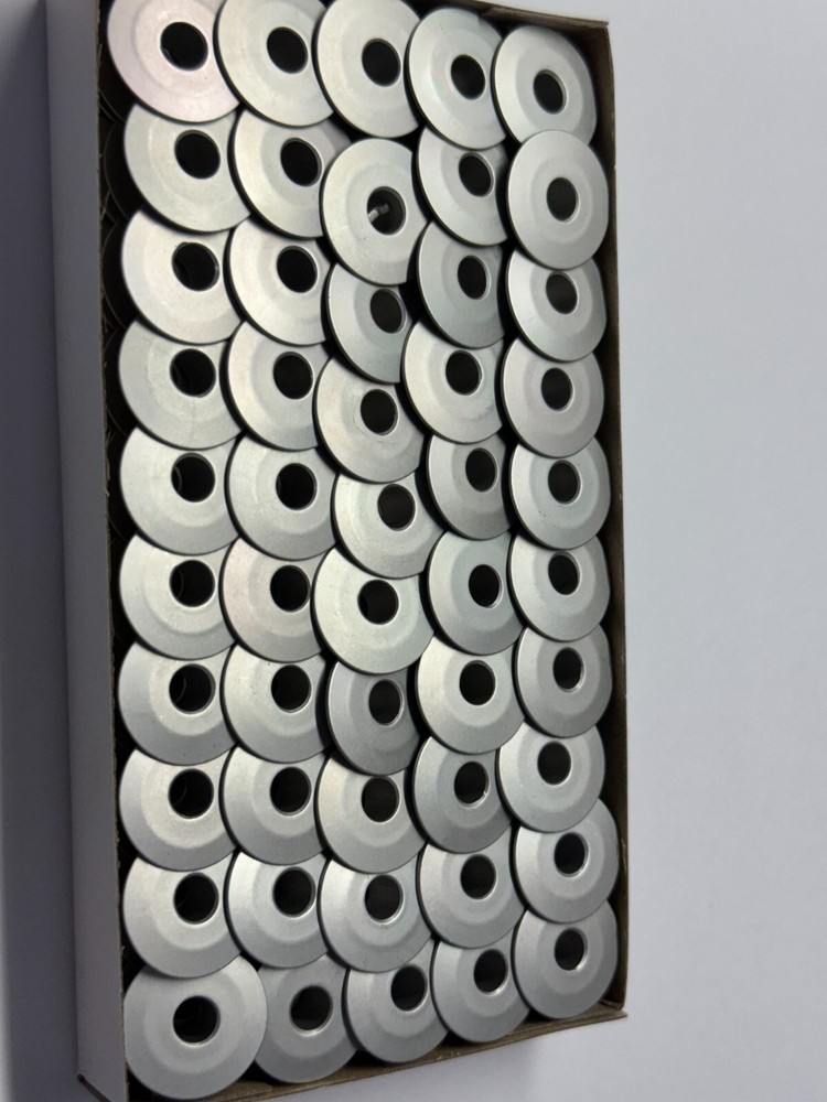 TKJ 100PCS Aluminum Bobbins