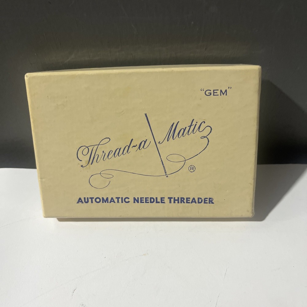 VTG Thread-a Matic "GEM" Model 98 Sewing Automatic Needle Threader In Box