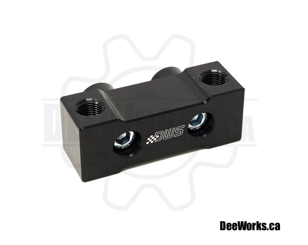 2 Port Remote Sensor Block Mount - Billet Aluminum