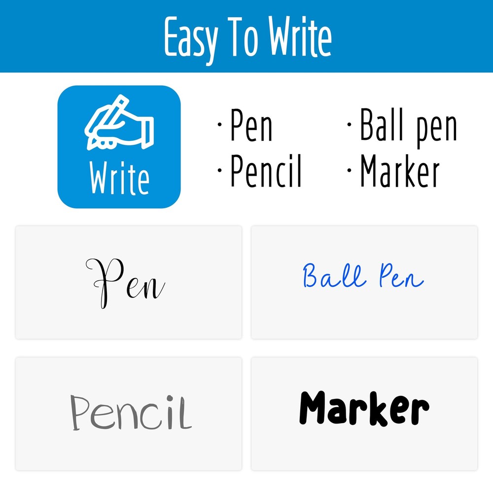 600 PCS White Rectangular Stickers, Blank Write On 1.6*0.75 inches,