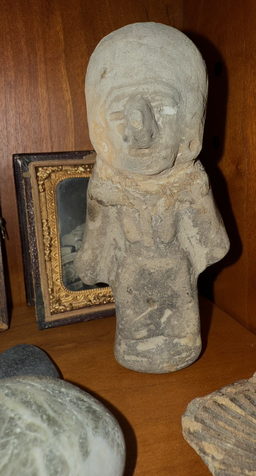 Ancient Pre-Columbian Peru Chancay Effigy Figure Statue 1100-1300 AD