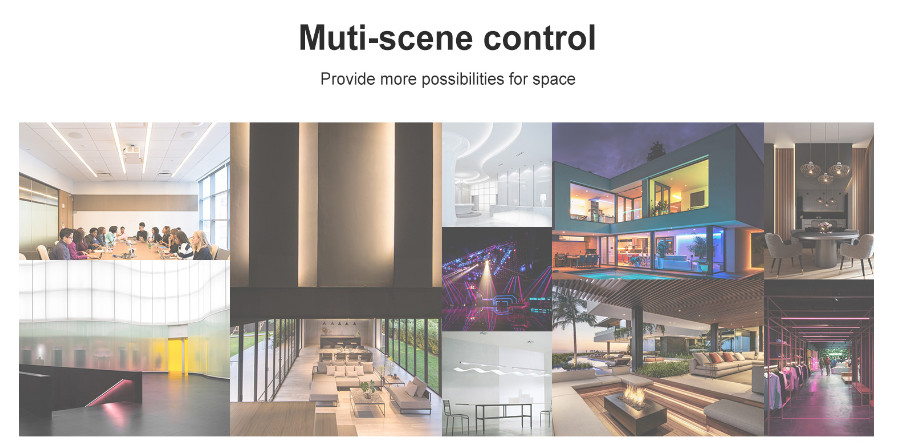 LTech E Series Touch Panel E2 LED Light Switch Dimmable Wireless CT RGB RGBW