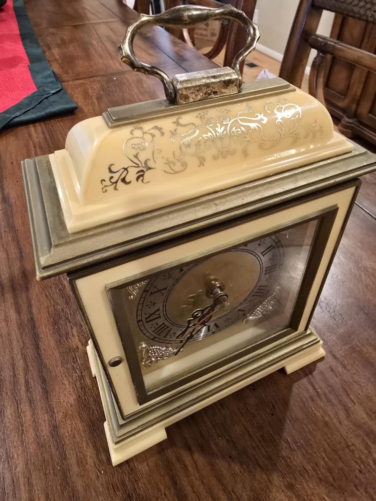 Vintage style mantel clock.