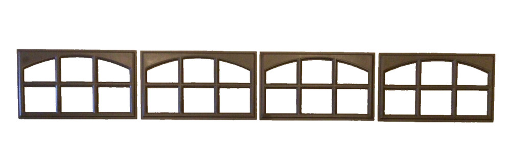 4 Amarr Cascade Replacement Panels for Amarr Short Panel Garage Doors Dark Brown
