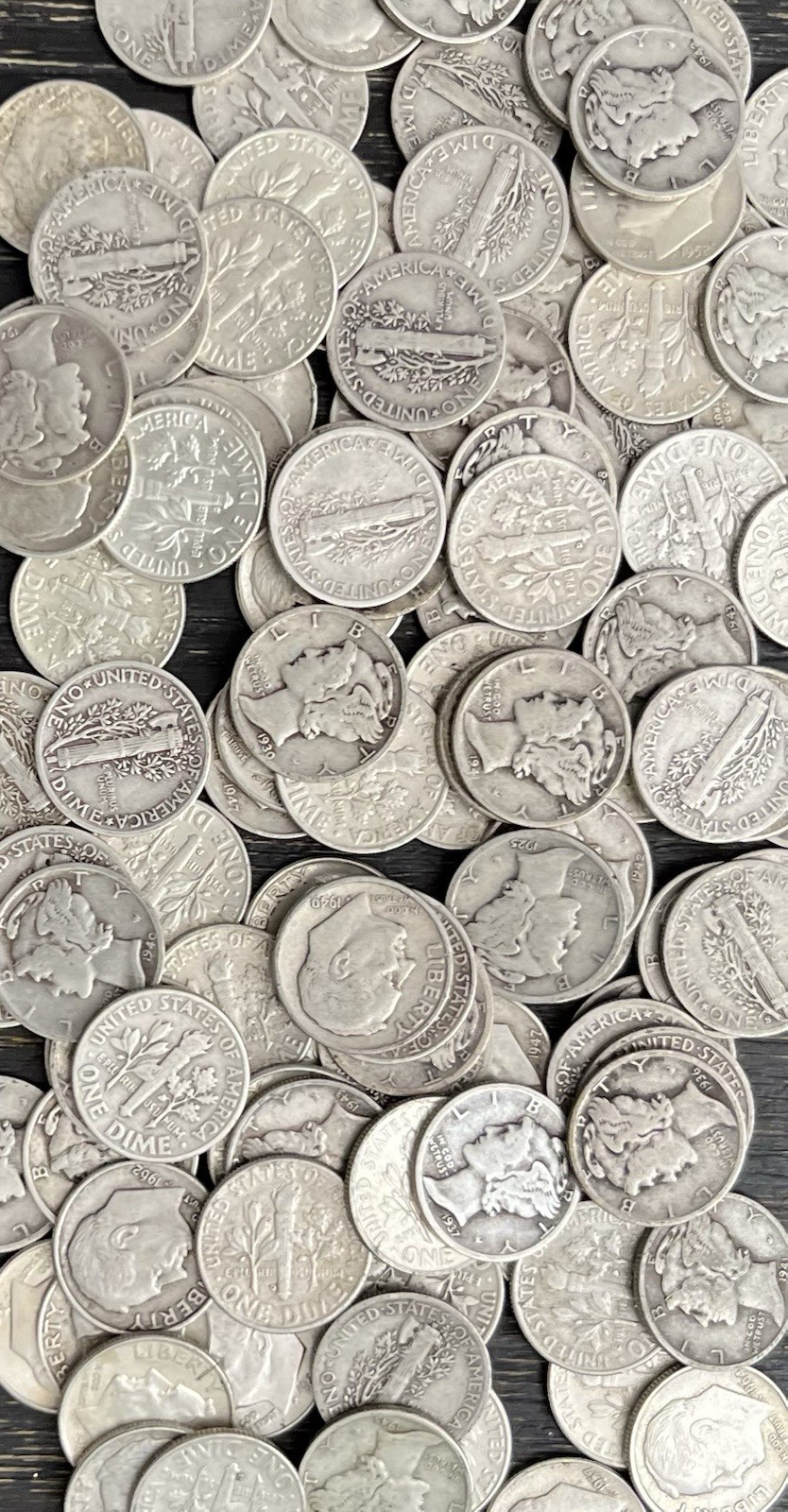 SILVER ESTATE LOT SALE ~ OLD COINS BULLION SILVER BARS .999 GOLD ~ 90% 40% HOARD