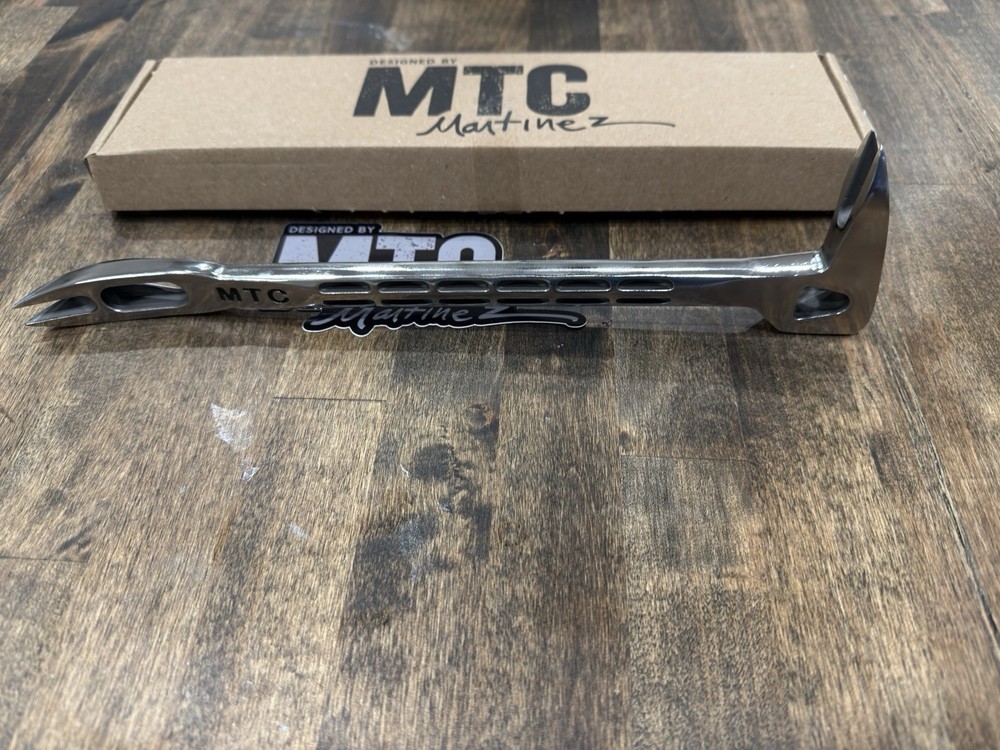 POLISHED MARTINEZ Tool 12” Titanium Framing Nail Puller