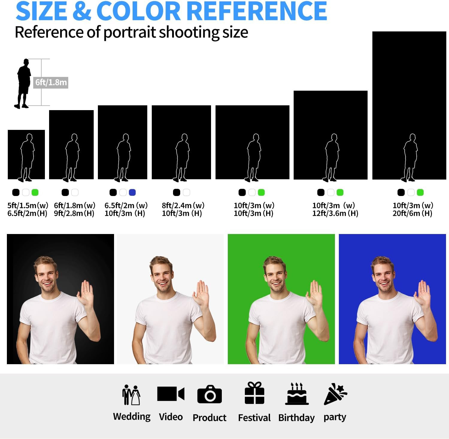 Photo Backdrop Curtains, White Backdrop for Photoshoot, 5X6.5 Ft White Photogra