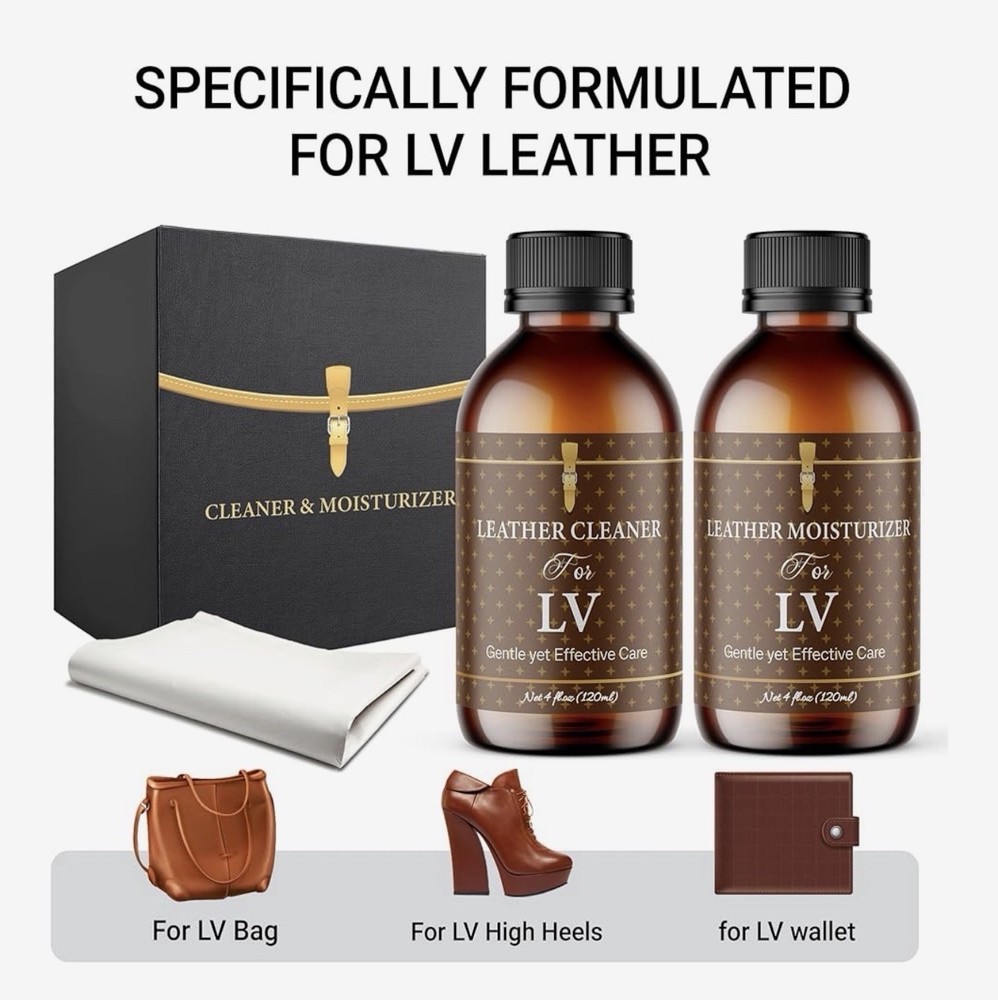 Leather Cleaner & Moisturizer Set for Louis Vuitton