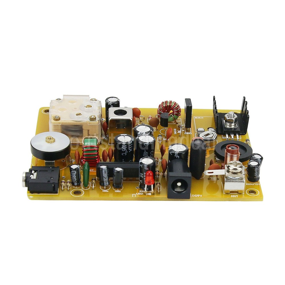 Micro-Power Medium Wave Transmitter Board DC 9V 530-1600KHZ For Crystal Radio #