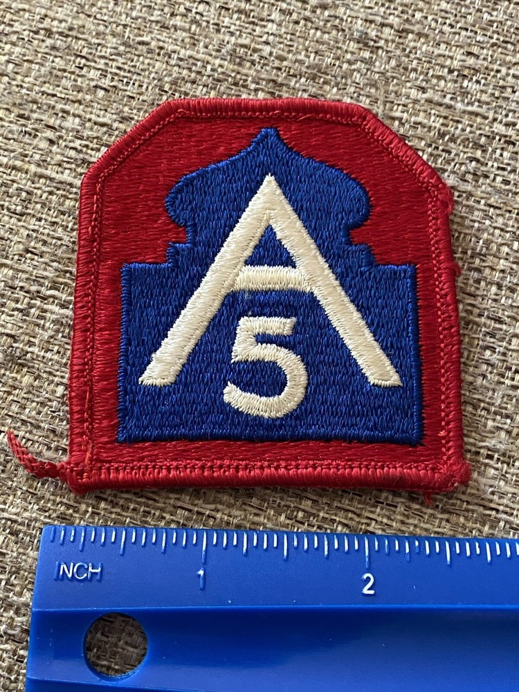 US Army ￼5th Army Patch A Castle INV7023