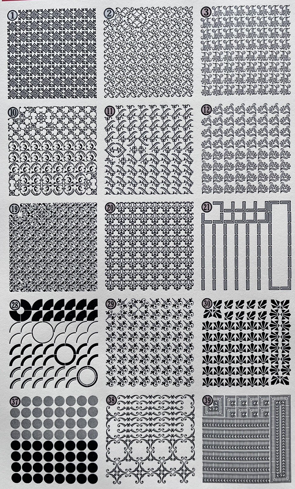 New Letterpress Type - 18-point Borders