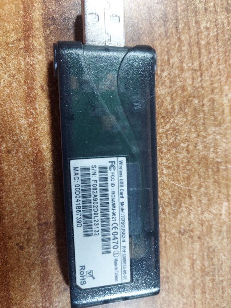 Netopia 3D Reach USB Wireless Adapter Model TER/GUSB2-N3