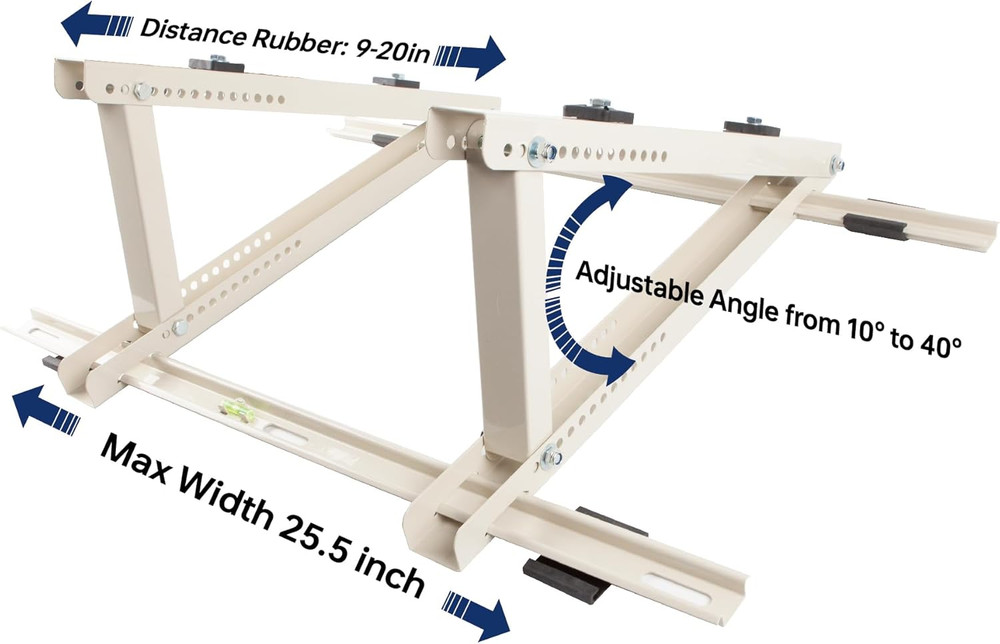 Durable Adjustable Roof Bracket for 9000-24000 BTU Mini Split Units