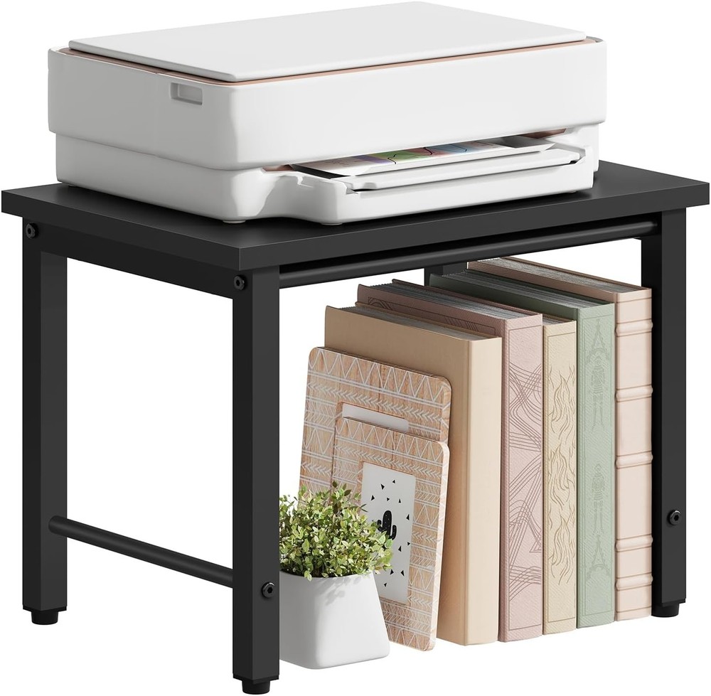 Printer Stand-Desktop Shelf Storage Organizer Printers,Small End Table Book