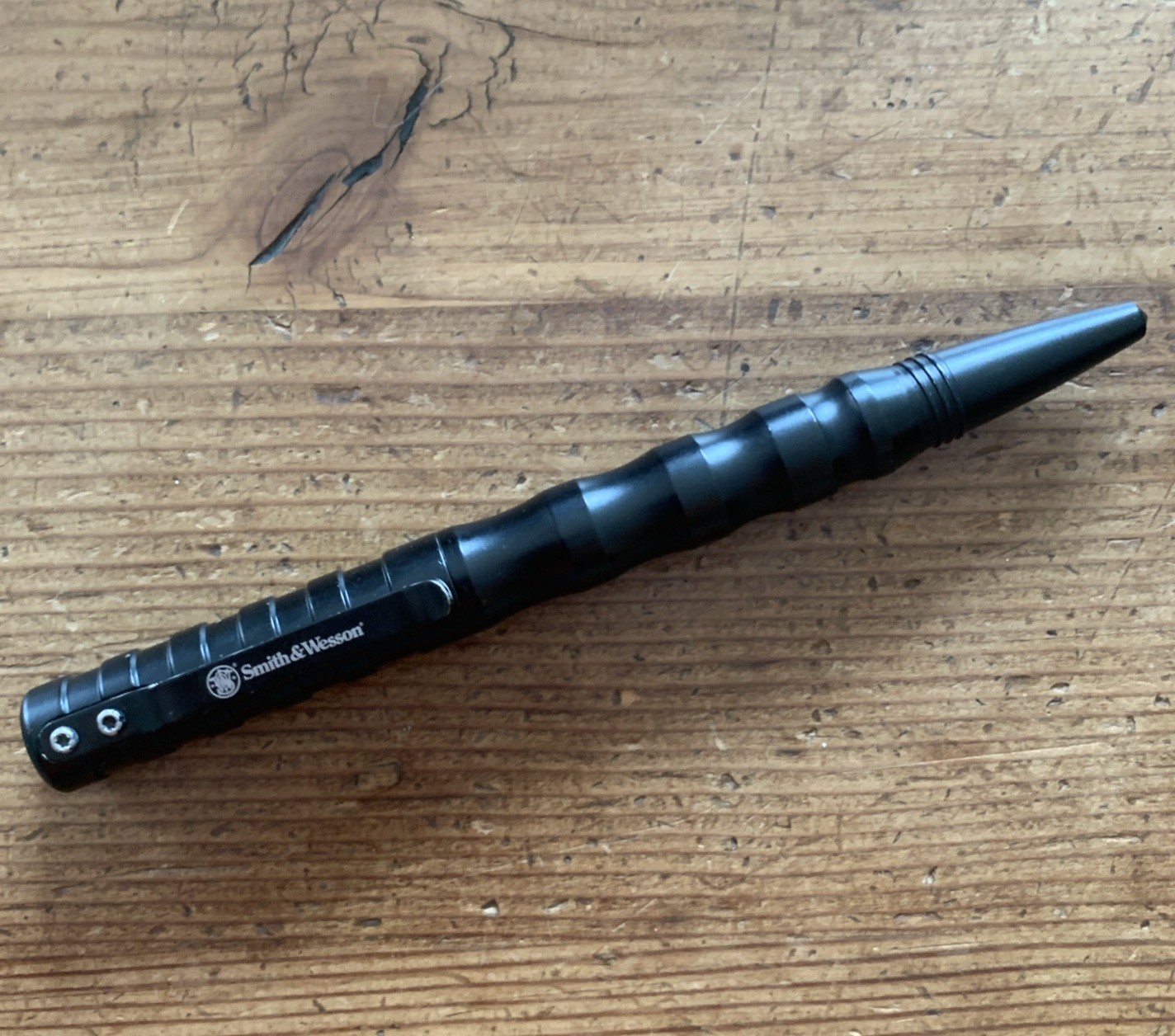 Smith & Wesson S & W Military Police Tactical Pen Writes Well Nice Condition