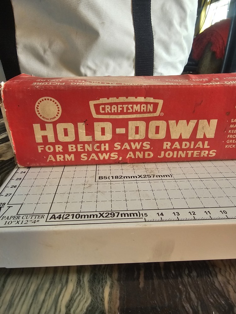 vintage craftsman HOLD DOWN! COMPLETE SET