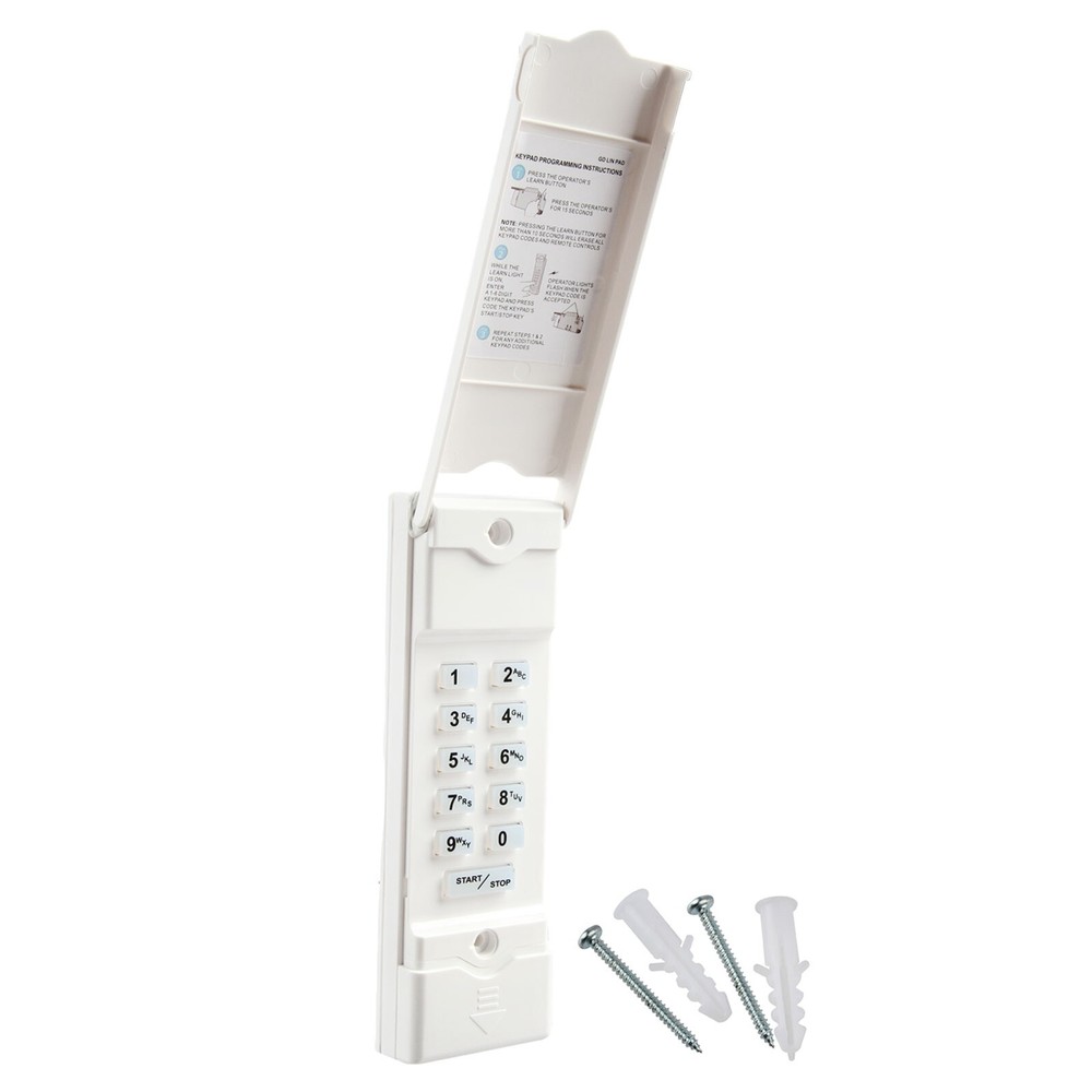 Replacement for Linear Garage Door Wireless Keypad Wall Mounted Model MDTK