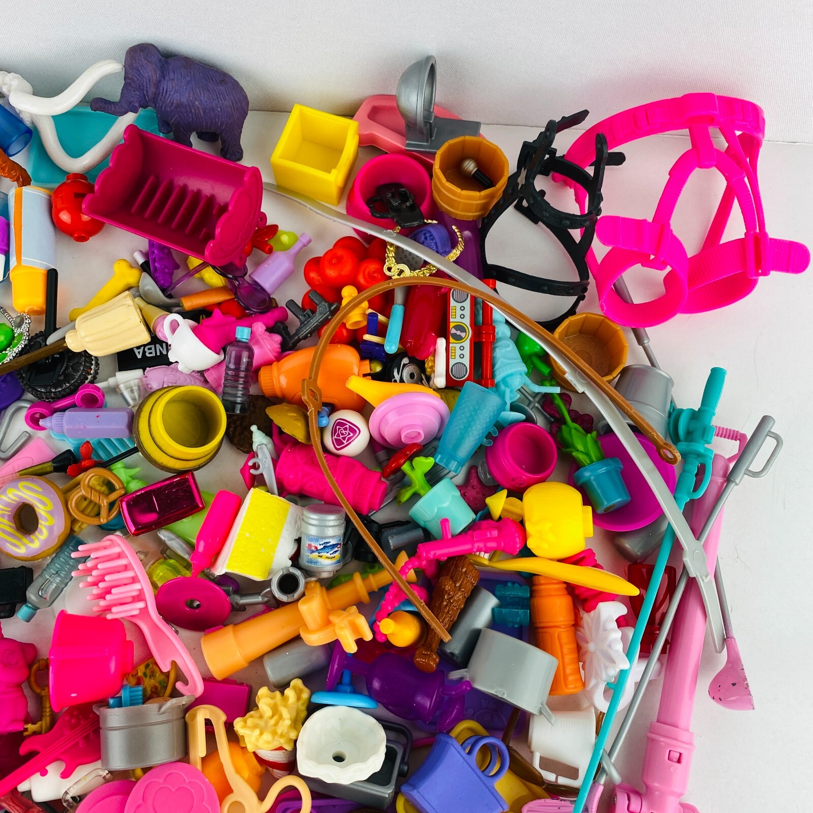 Barbie Barbies Large Lot Of Pretend Play Toys Dishes & Miscellaneous Accessories