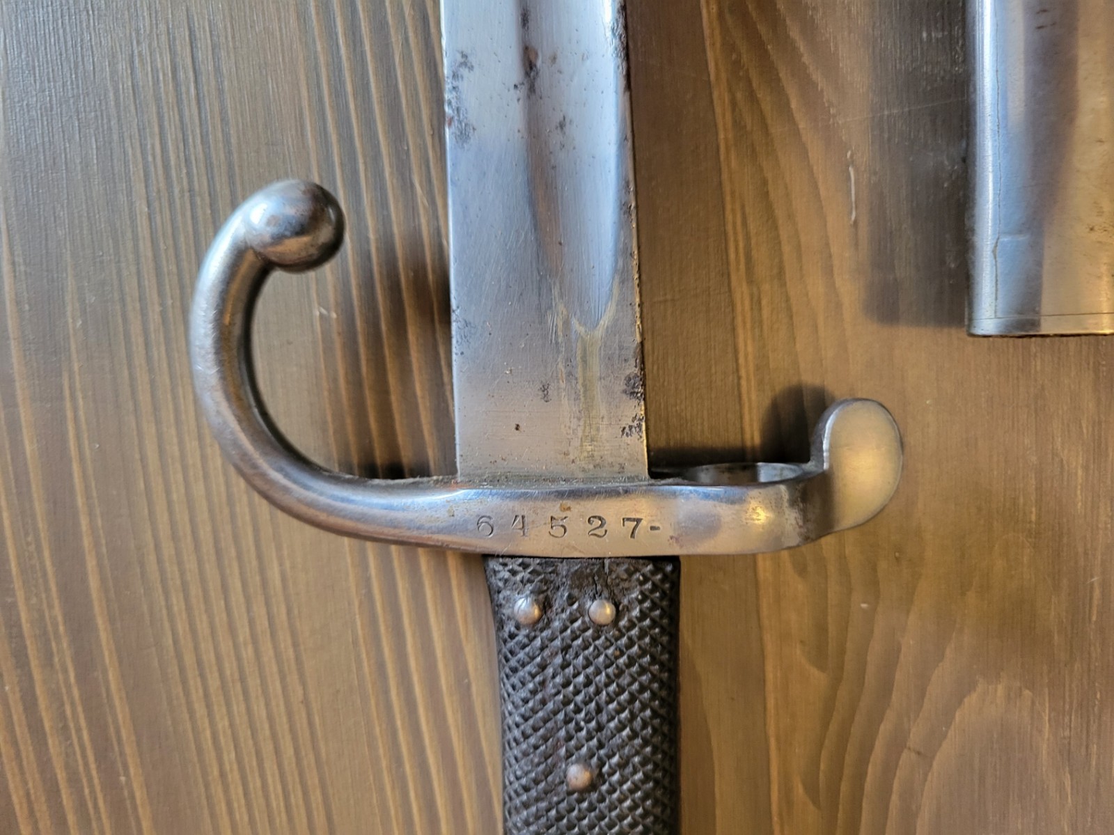 Post-Civil-War German Yatagan Bayonet with Matching Numbers