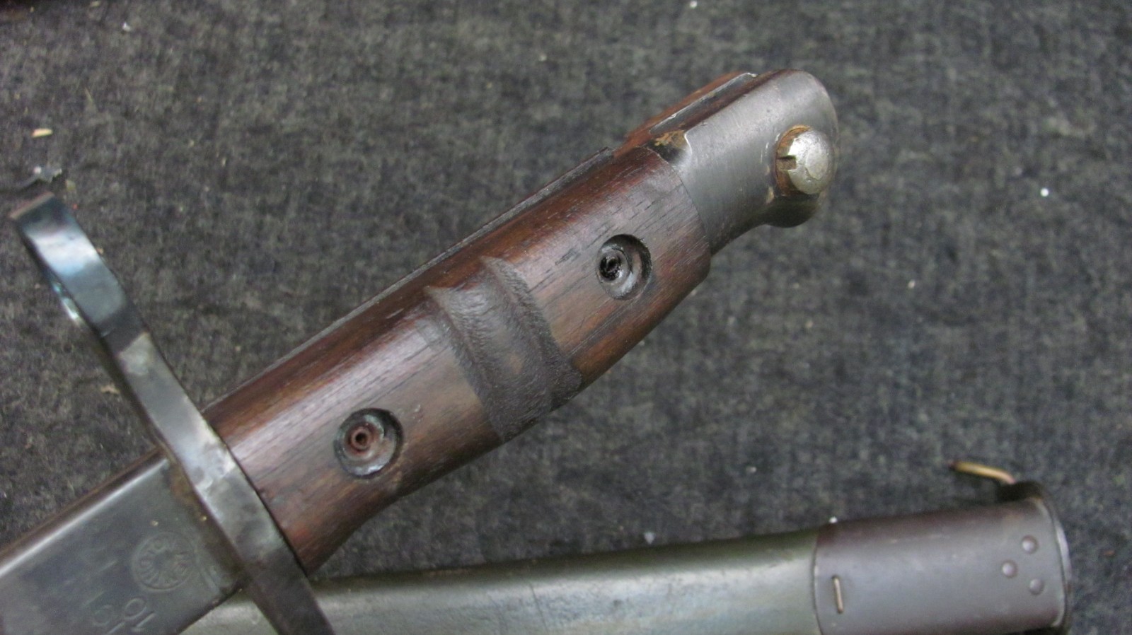 WWI US Army M1917 Enfield Rifle Bayonet w/Scabbard Remington - Trench Shotgun 1