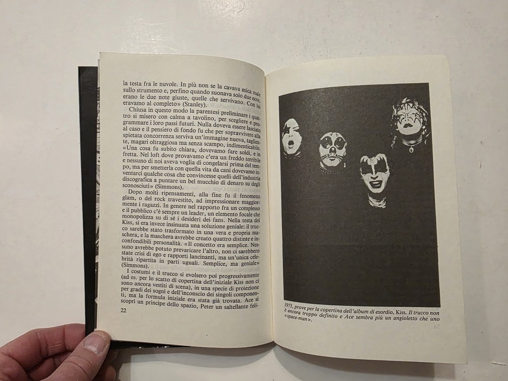 Very Rare Kiss 1978 Italian Rock Music Book