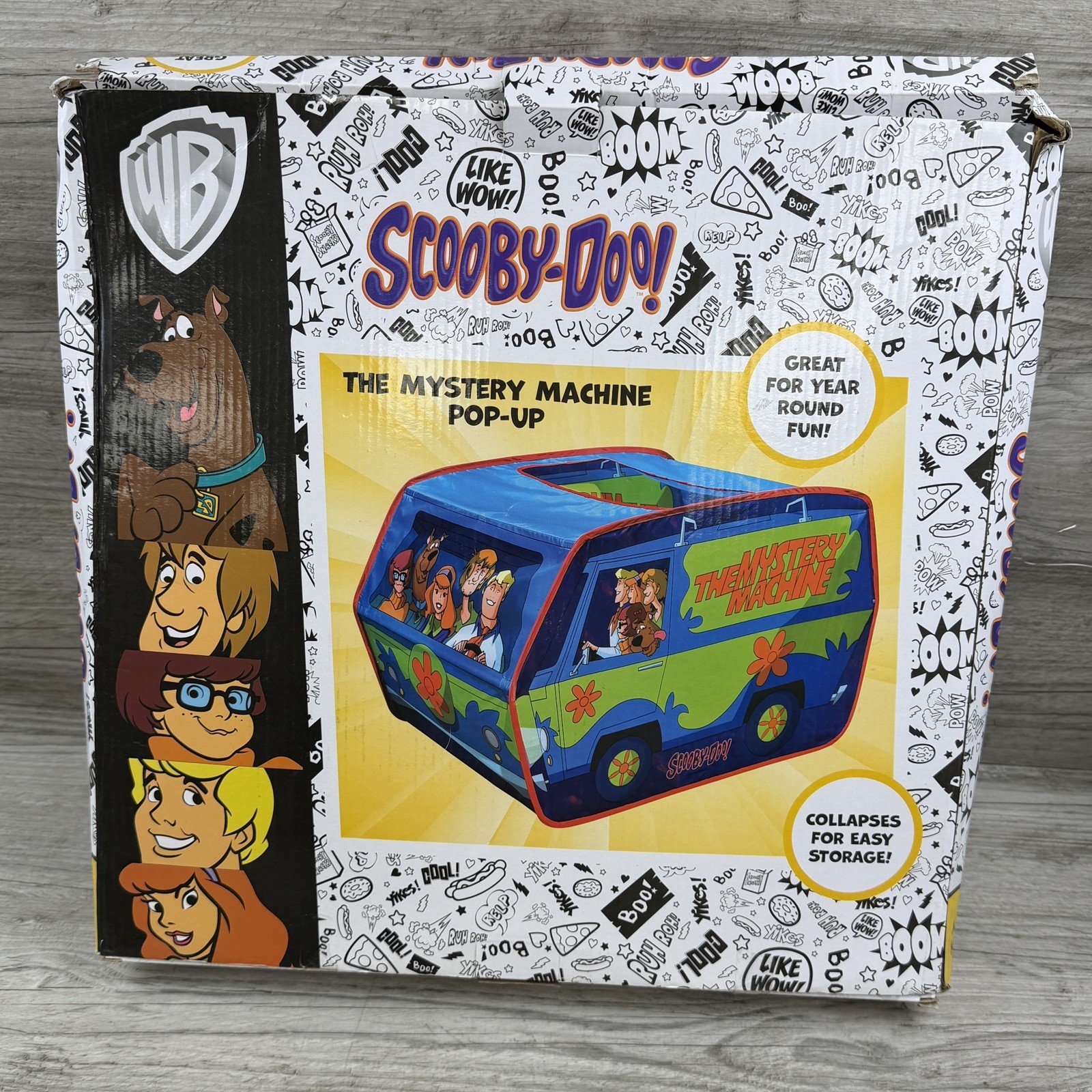 Imaginative Scooby Doo Mystery Machine Tent Safe Pop Up Play Tent for Toddlers