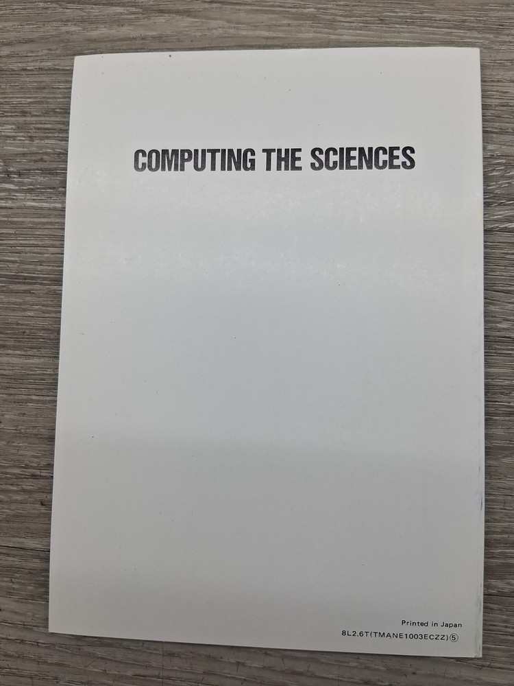 Sharp EL-5500III With Textbook Scientific Computer / Matrix Function ( Read ) !!