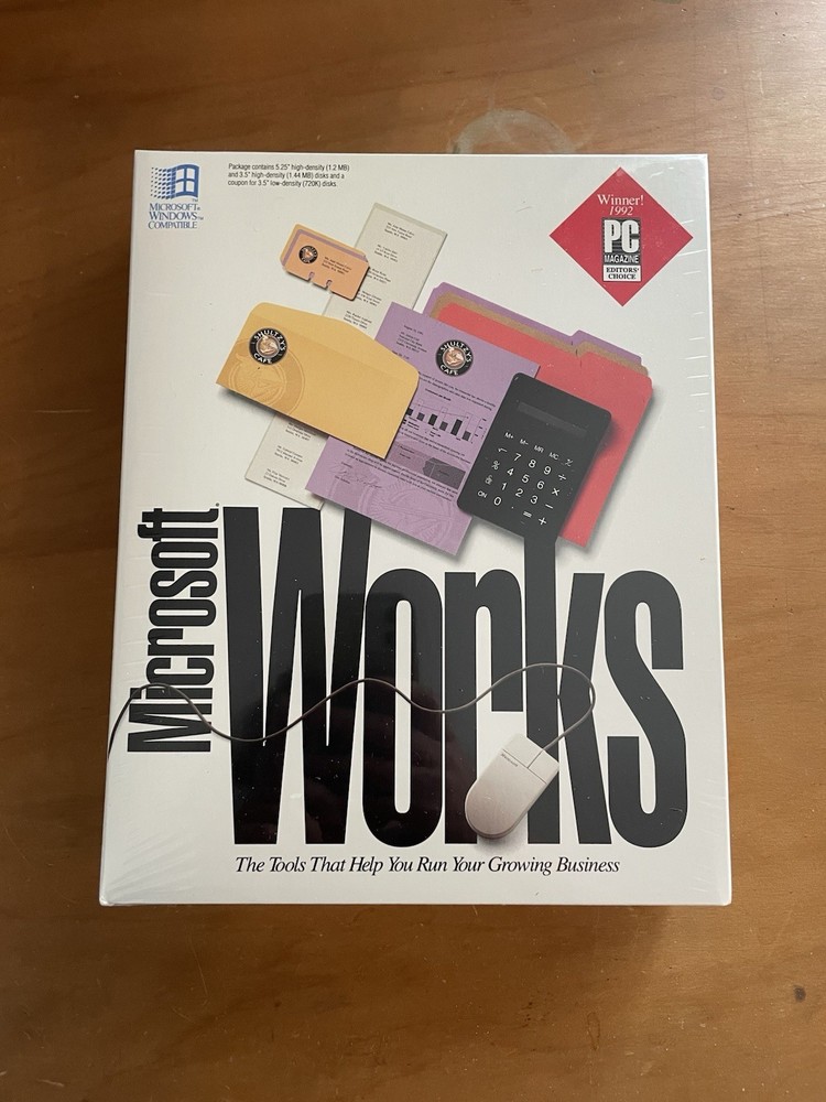Microsoft Works 2.0 Box Sealed