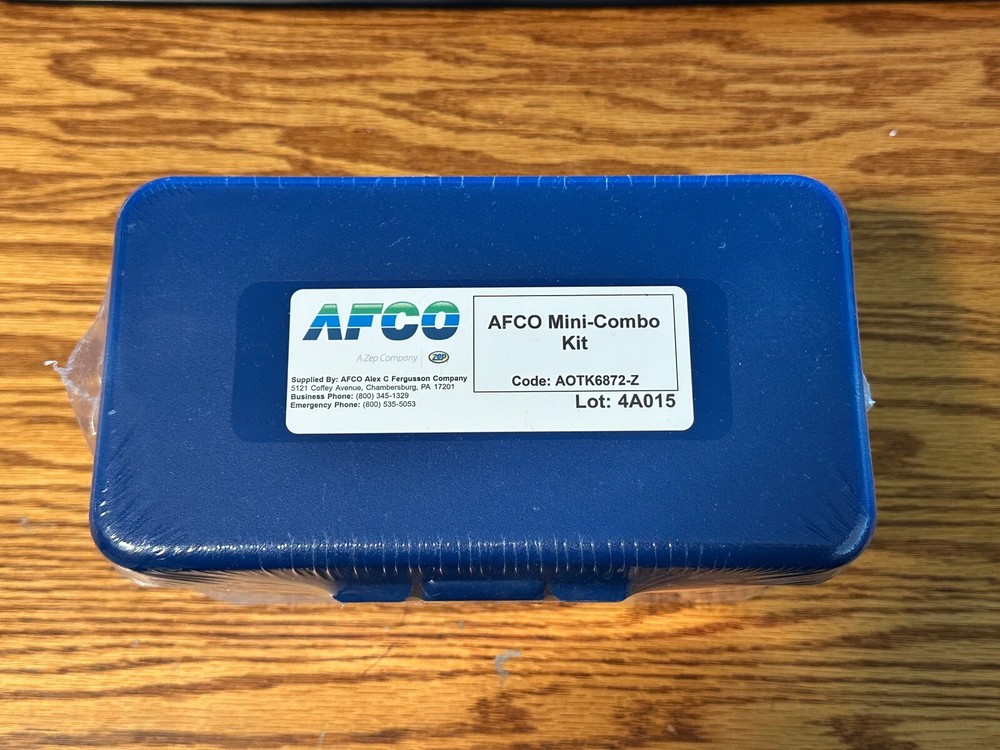 AFCO Zep Mini Combo Kit Code AOTK6872-Z Sealed NEW