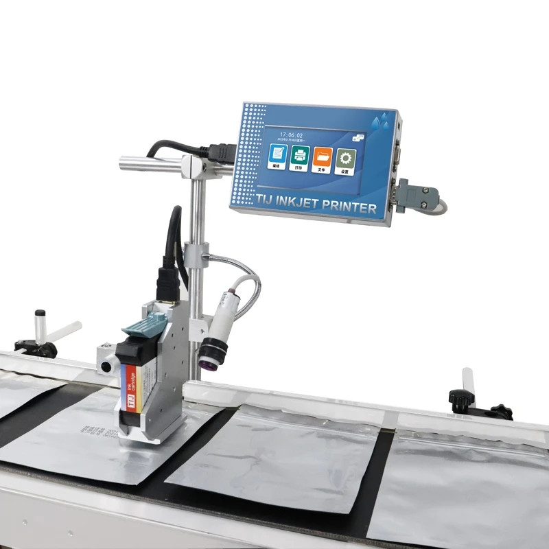 Automatic online inkjet printer without conveyor printing expiration date