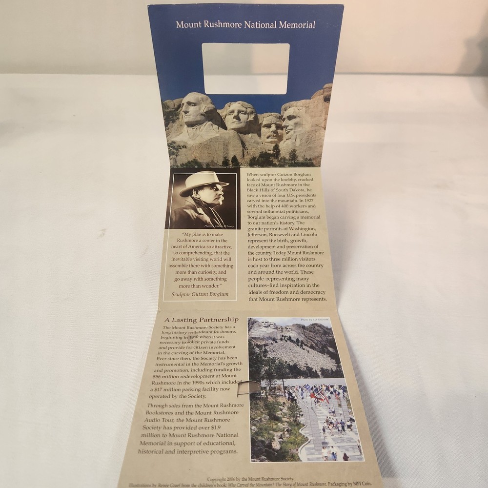 GEM BU 2006 SD 25c MT. RUSHMORE Unveiling Set!