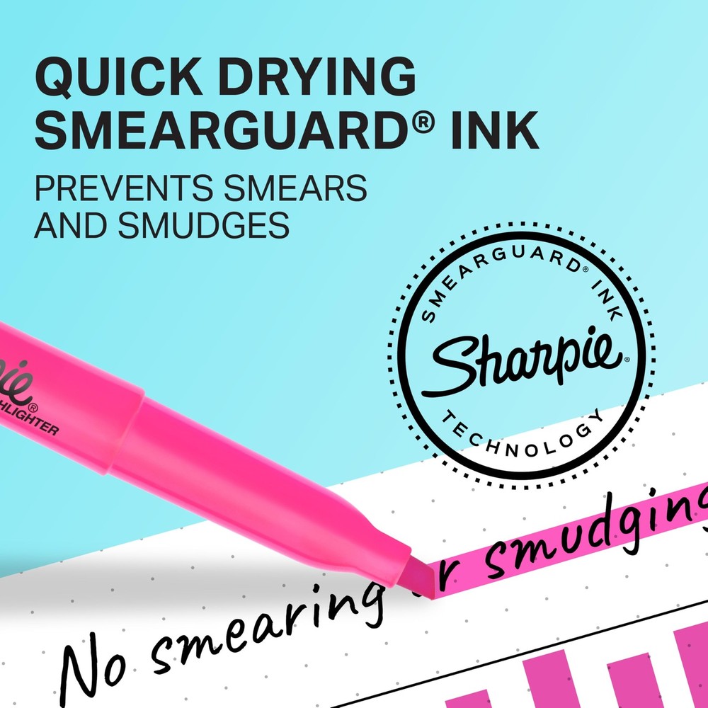 Sharpie Pocket Highlighters, Chisel Tip, 24 Count (Pack of 1), Assorted
