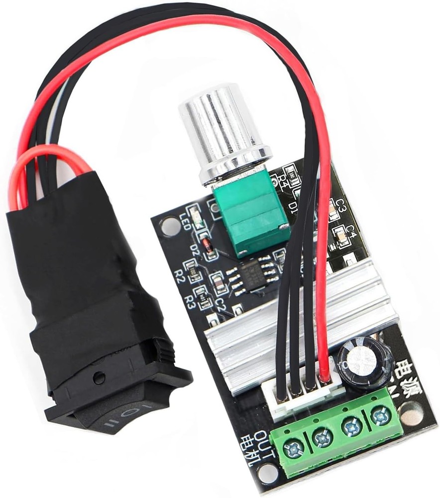 High-Quality 1203BB DC Motor Speed Controller - Adjustable, Reversible, Compact