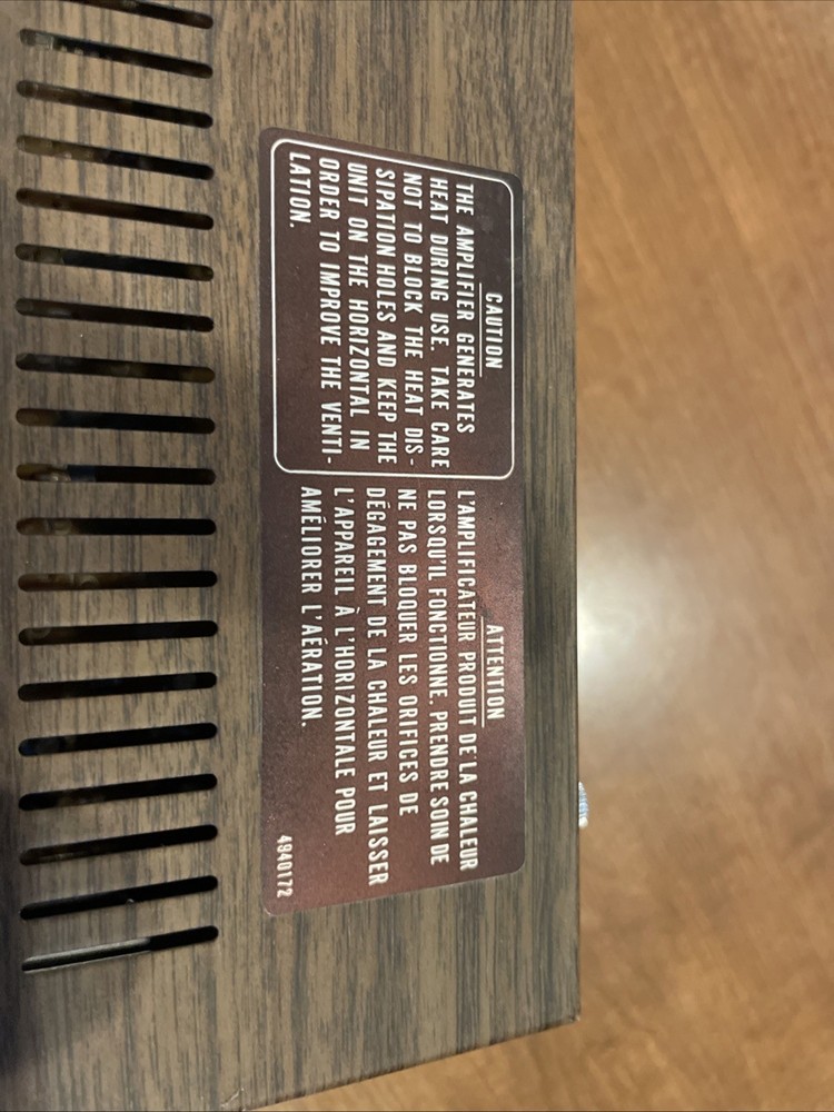 Hitachi Stereo Amplifier Model Ha – M33