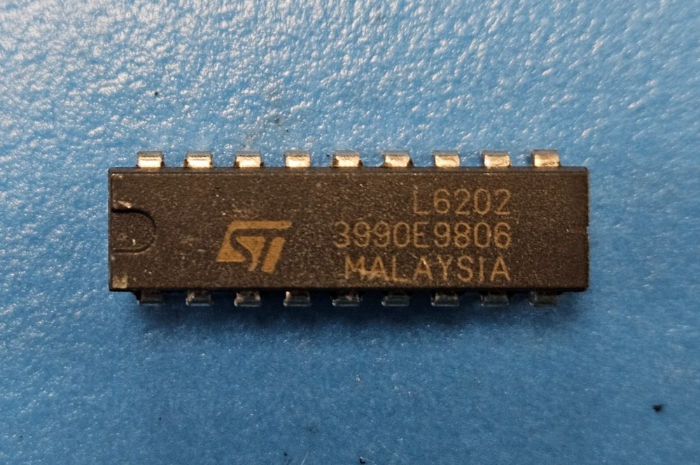 (10 PCS) L6202 STMICRO FULL BRIDGE DRIVER 18PIN DIP