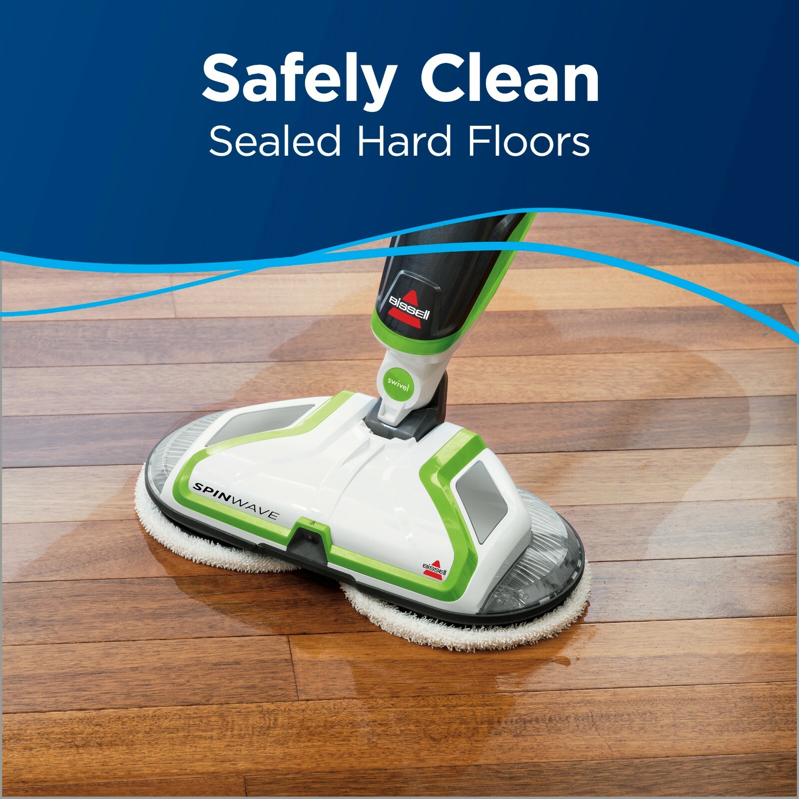 Bissell SpinWave Powered Hardwood Floor Mop and Cleaner | 2039A New!