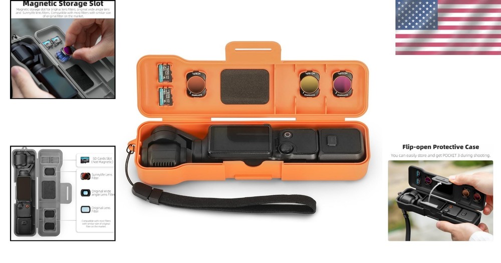 Waterproof Travel Case for DJI Osmo Pocket 3 - Compact Protective Solution