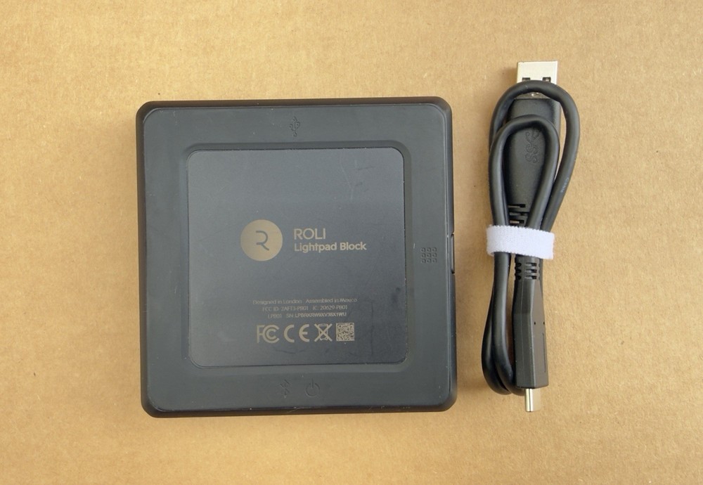 ROLI Lightpad Block illuminated pressure responsive