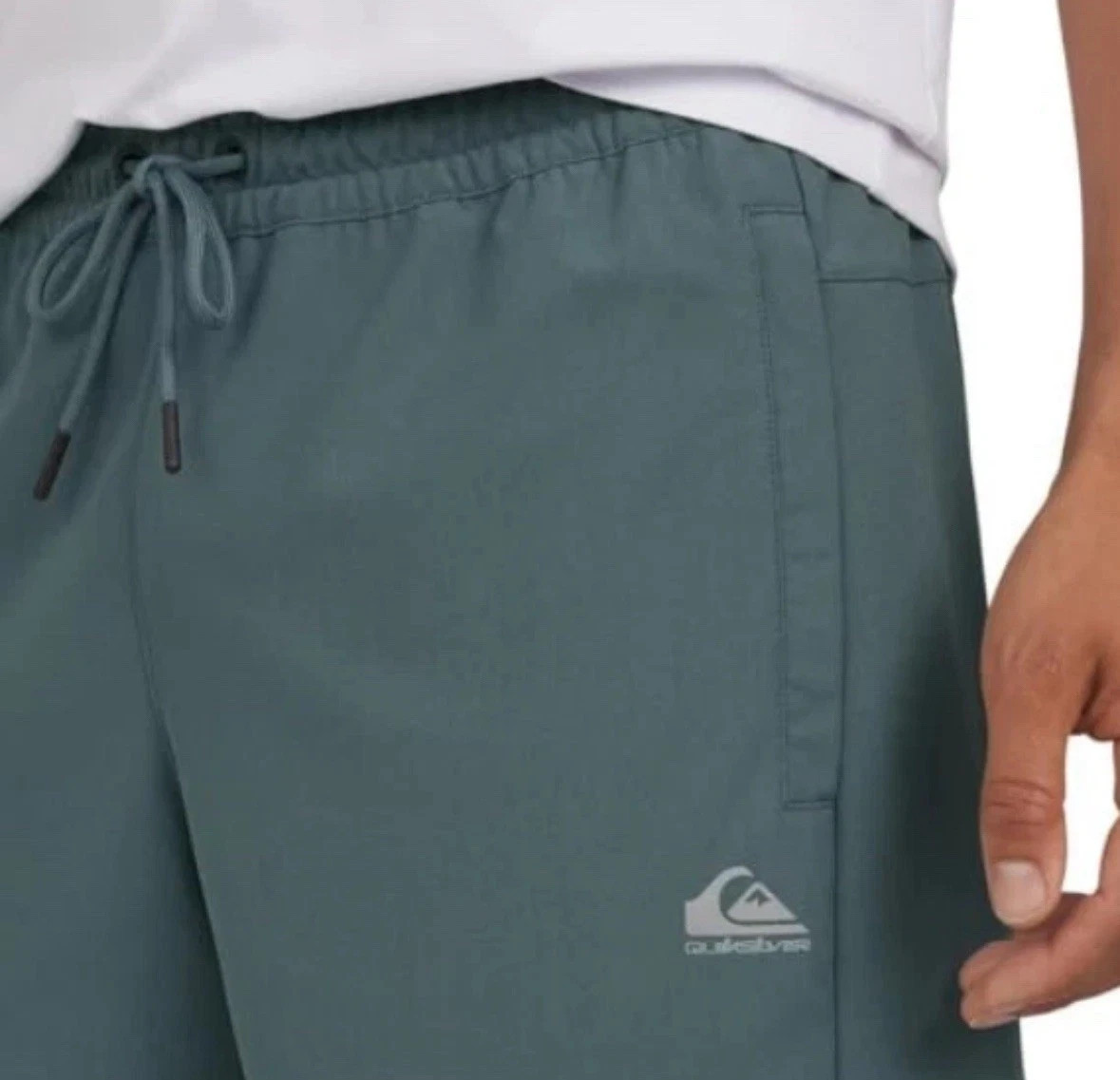 NEW-Quiksilver Men's Comfort Stretch Dry Flight Active Short Blue - Size XL