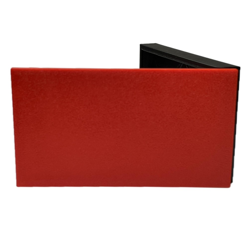 Solid Red Mailbox Flag Front Mount Left or Right Opening Solution 4.02 x 2.27...