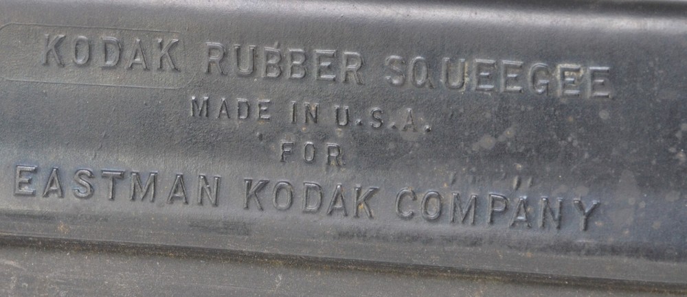Kodak 10" Rubber Print Squeegee, good shape
