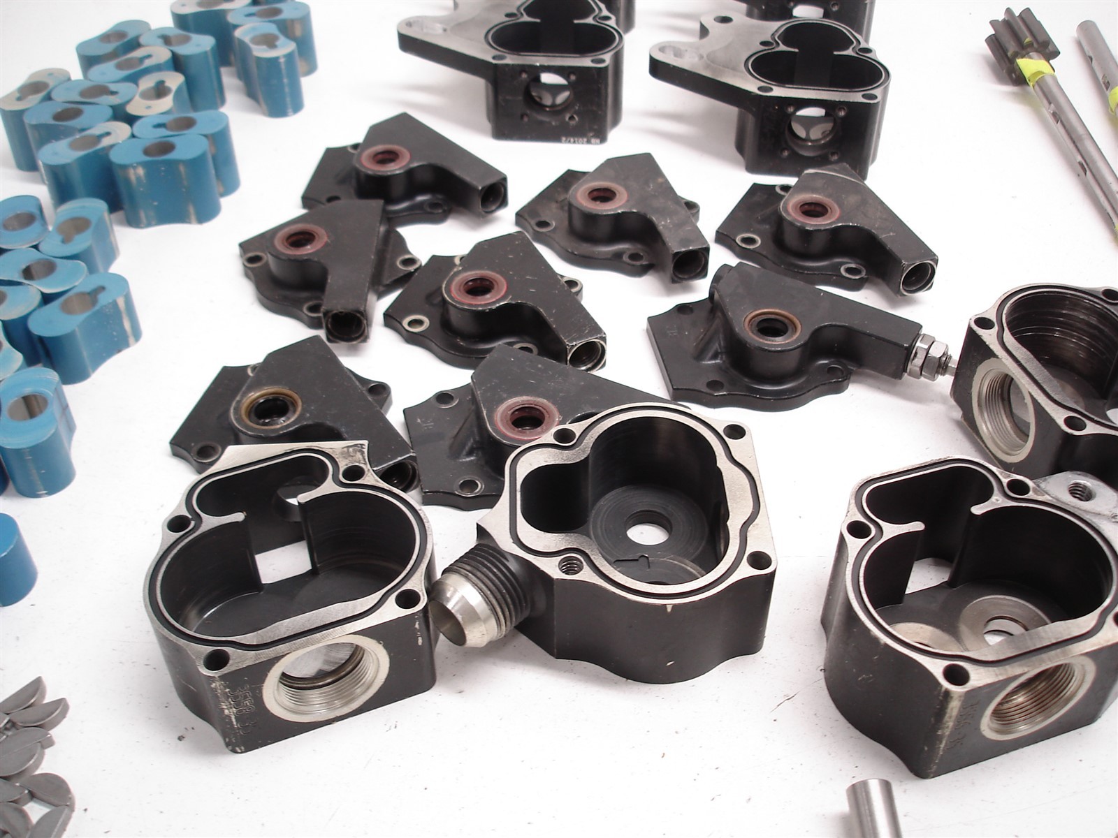 NASCAR BULK LOT AUTO VERDI ALUMINUM ROTOR TYPE DRY SUMP OIL PUMP ASSORTED PARTS