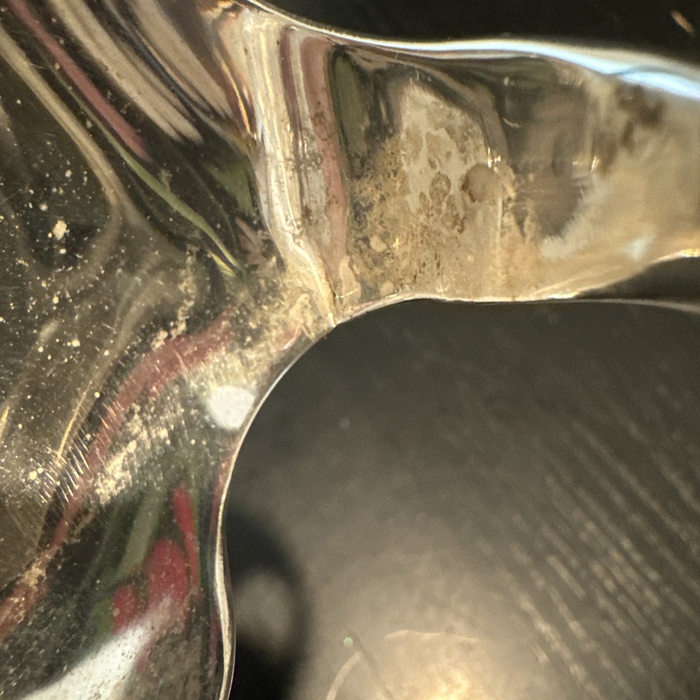 VTG Silver Plated Double Swan Trinket Dish Candy Bowl Ashtray