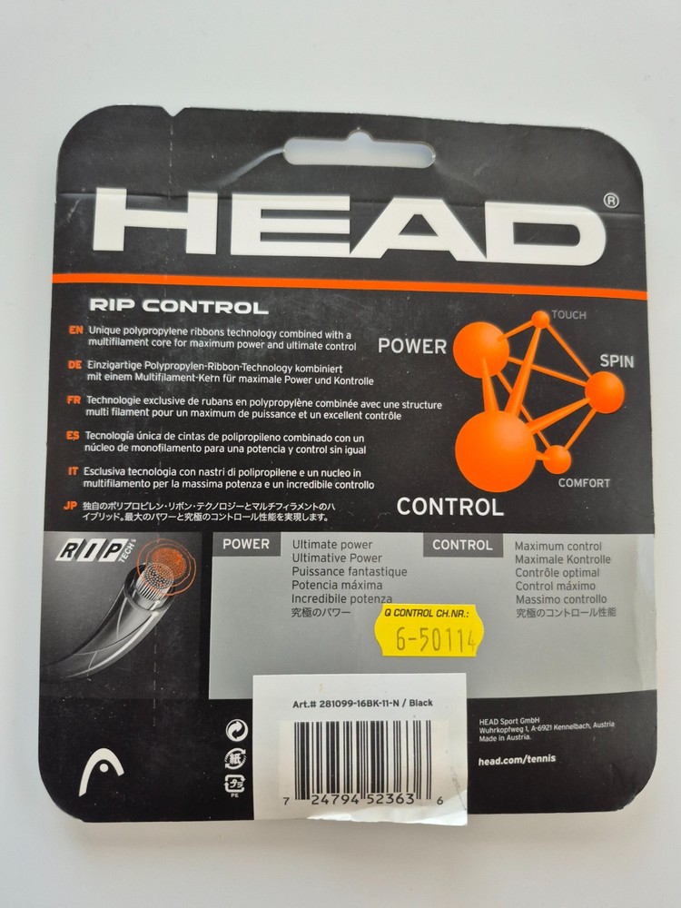 Head Rip Control 16 (1.30mm) String 40ft (12m)