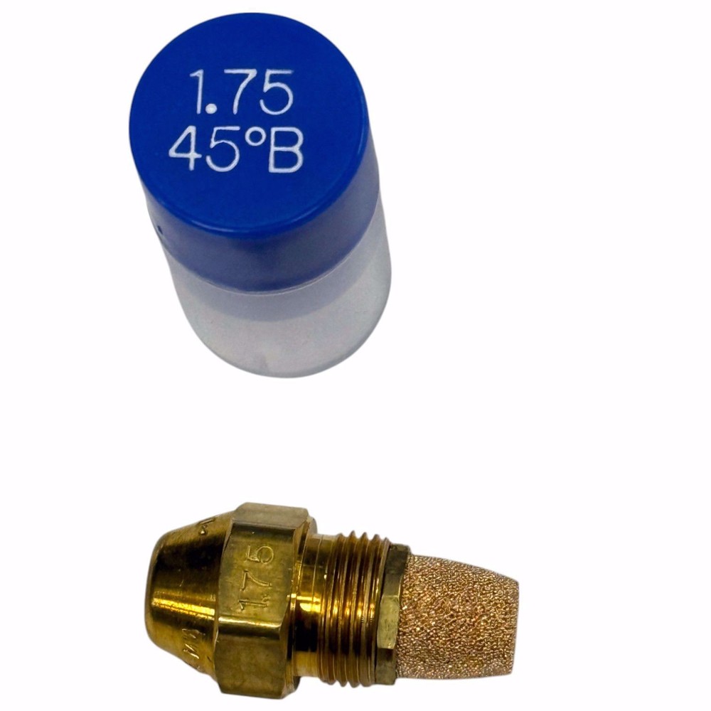 DELAVAN 1.75 GPH 45° B SOLID CONE NOZZLE W/ SINTERED FILTER