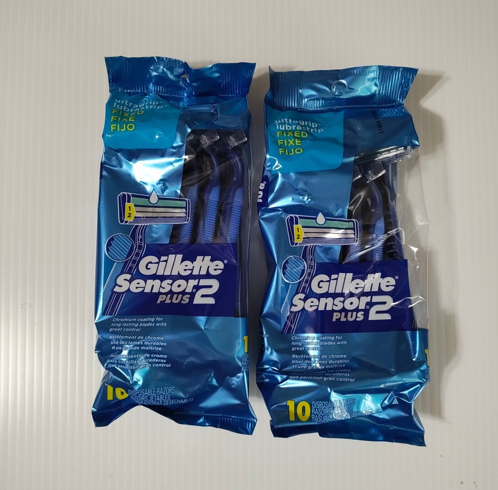 Gillette Sensor2 Custom Plus Disposable Razor 2 Units (10 ct.)