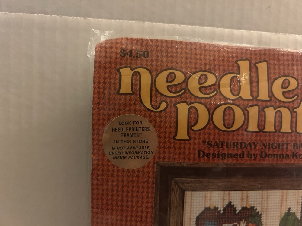 Saturday Night Bath Needle Pointers Sunset Designs Needlepoint Kit #5767